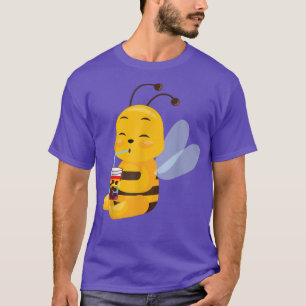 bee bubble tea LGBT Gay Pride LGBT Flag T-Shirt