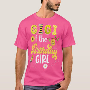 Bee Bumblebee Girl Birthday Hive Sweet 1st Party M T-Shirt