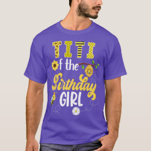 Bee Bumblebee Girl Birthday Hive Sweet 1st Party M T-Shirt