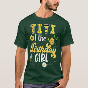 Bee Bumblebee Girl Birthday Hive Sweet 1st Party M T-Shirt