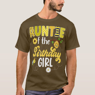 Bee Bumblebee Girl Birthday Hive Sweet 1st Party M T-Shirt