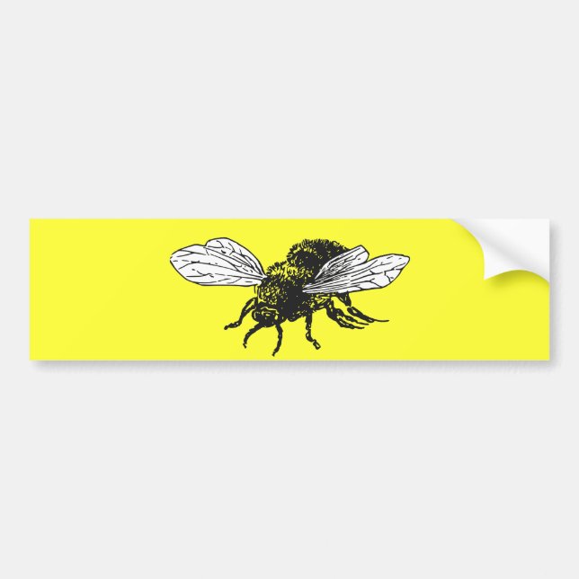 Bee Bumper Sticker (Front)