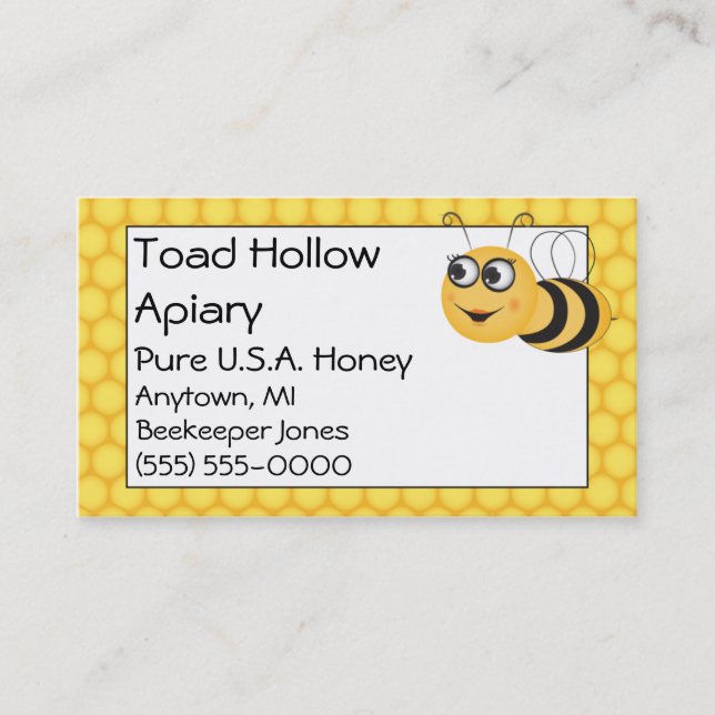 Bee Business Card (Front)