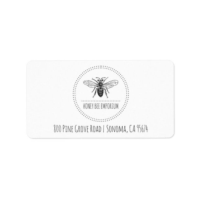 Bee Business Return Address Label (Front)