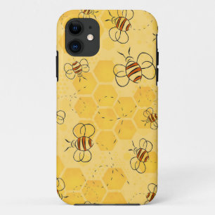 Bee Buzzing Honey Bees Cute  Case-Mate iPhone Case