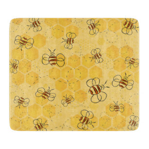 Bee Buzzing Honey Bees Cute  Cutting Board