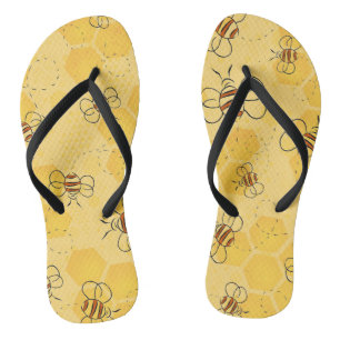 Bee Buzzing Honey Bees Cute  Jandals