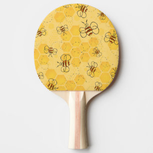Bee Buzzing Honey Bees Cute Ping Pong Paddle