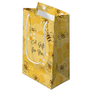 Bee Buzzing Honey Bees Cute  Small Gift Bag