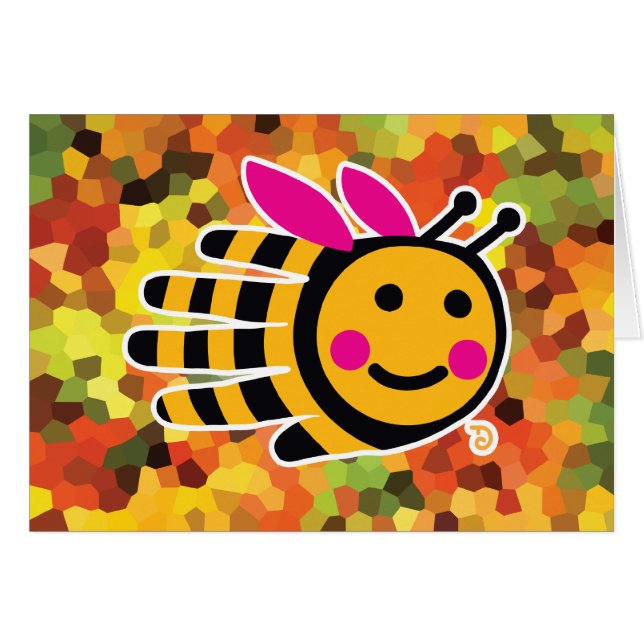 Bee card (Front Horizontal)