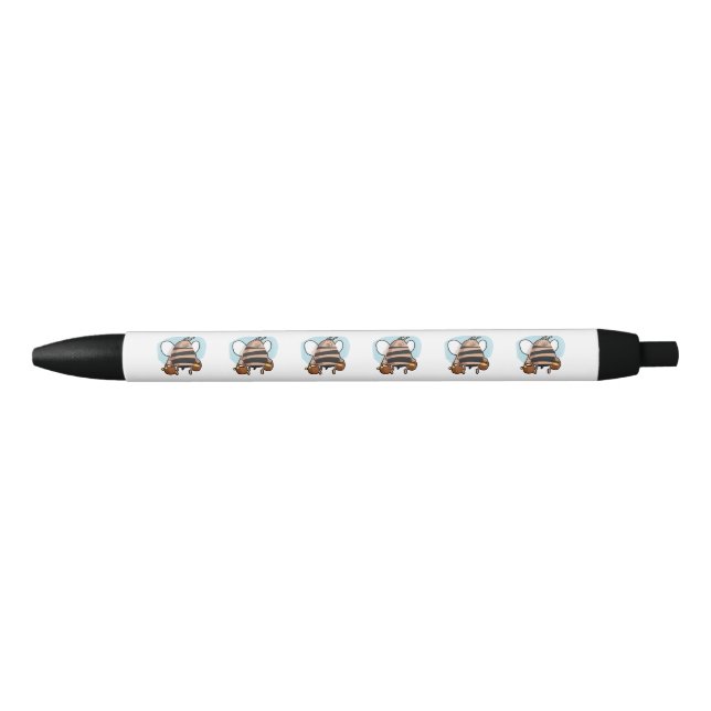 Bee cartoon black ink pen (Front)