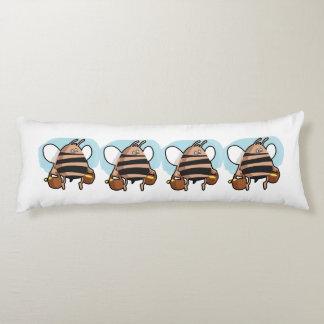 Bee cartoon body cushion
