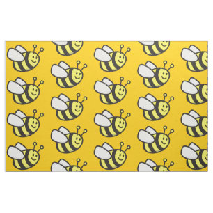 Bee cartoon fabric