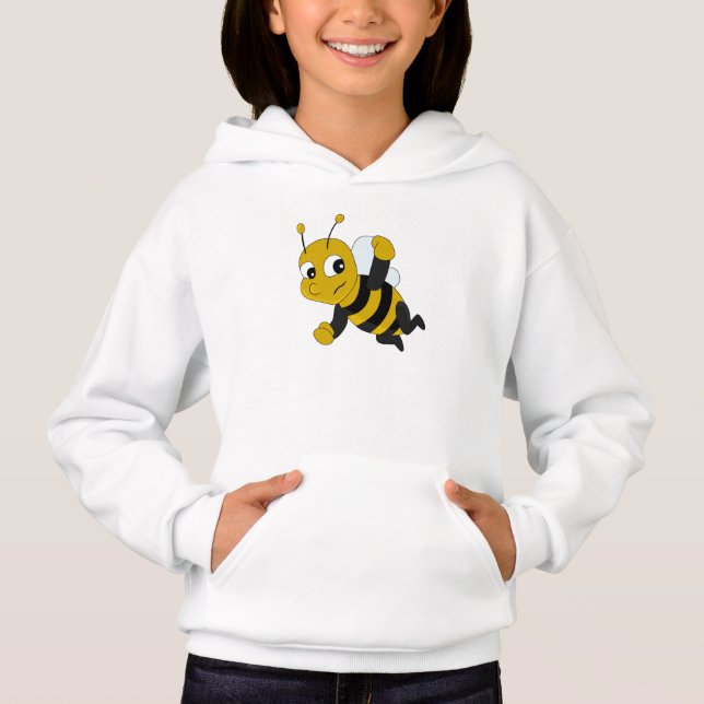 Bee cartoon hoodie (Front)
