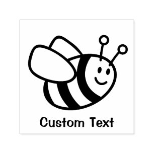 Bee Cartoon Self-inking Stamp