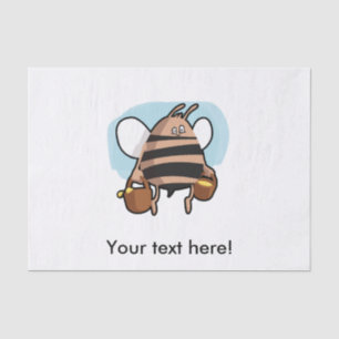 Bee cartoon tissue paper