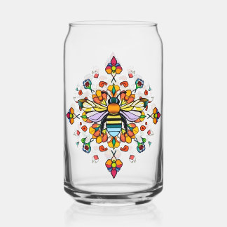 Bee Cathedral Drinkware Set Can Glass