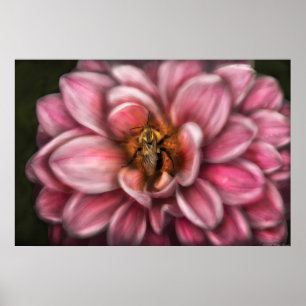 Bee - Centre of the Universe Poster