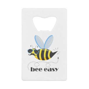 Bee character with moustache sunglasses Bee Easy