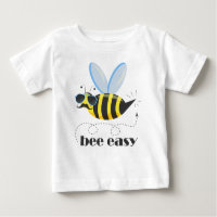 Bee character with moustache sunglasses Bee Easy
