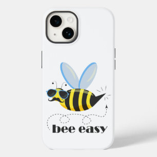 Bee character with moustache sunglasses Bee Easy Case-Mate iPhone 14 Case