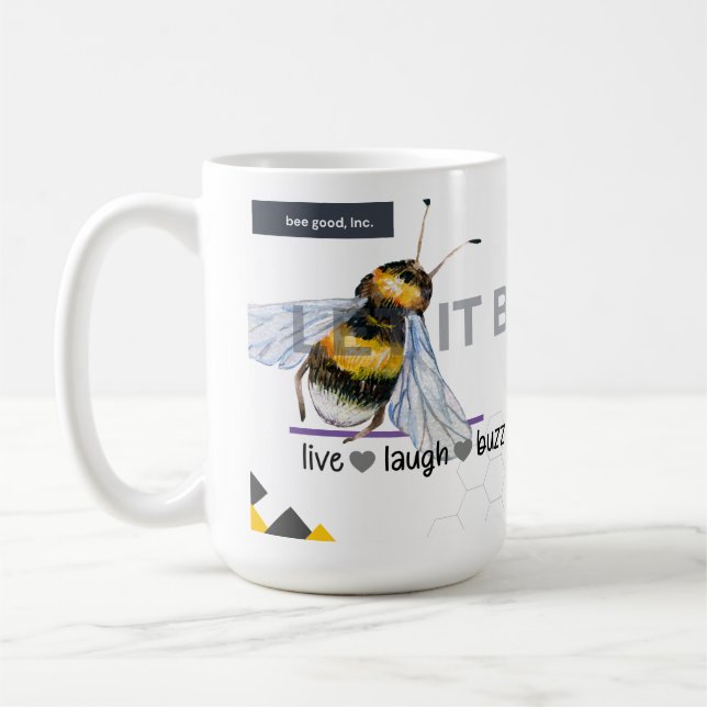 Bee Coffee Mug (Left)