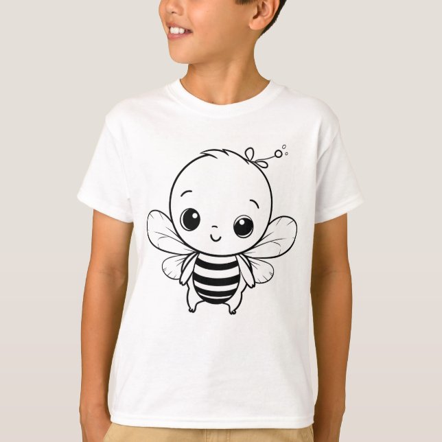 Bee color it yourself  T-Shirt (Front)