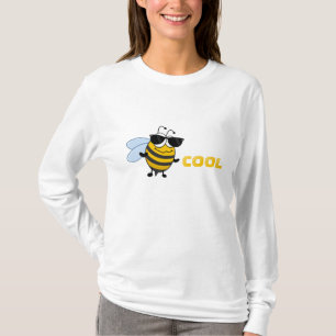Bee Cool Funny Trendy Bee Customisable Girl's T-Shirt