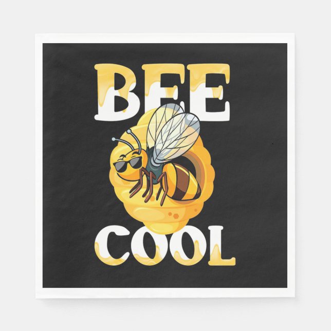 Bee Cool Napkin (Front)
