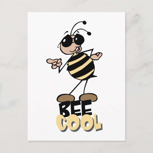 Bee Cool Postcard (Front)