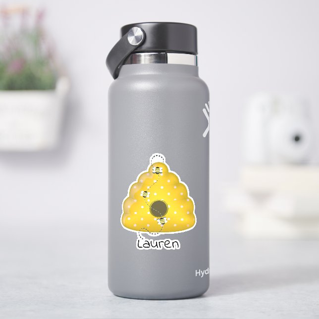 Bee Cool with Bee Hive CutOut (HydroFlask)