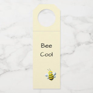 Bee Cool with Bumblebee Bottle Tag