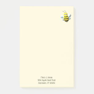Bee Cool With Personalized Text Post-it Notes