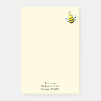 Bee Cool With Personalized Text Post-it Notes