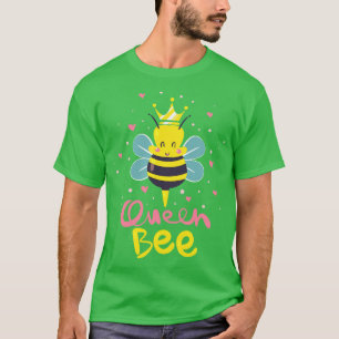 Bee Crown Girls Honey Bee Women T-Shirt