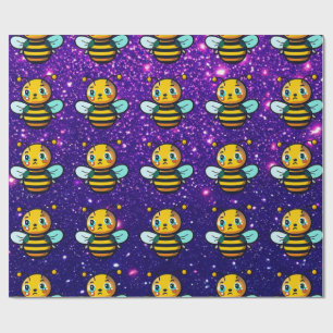 Bee Cute Charming Themed Inspired  Wrapping Paper