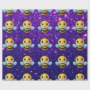 Bee Cute Charming Themed Inspired  Wrapping Paper