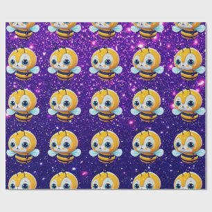 Bee Cute Charming Themed Inspired  Wrapping Paper