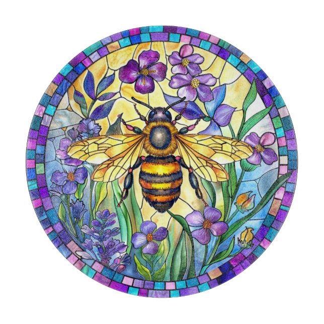 Bee Cutting Board (Front)