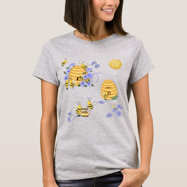 Bee Dance Floral T-Shirt (Front)