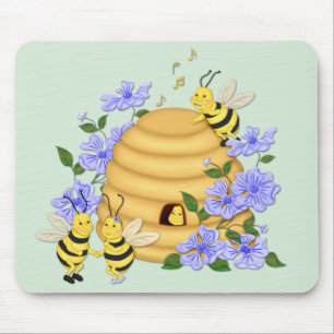 Bee Dance Mouse Pad