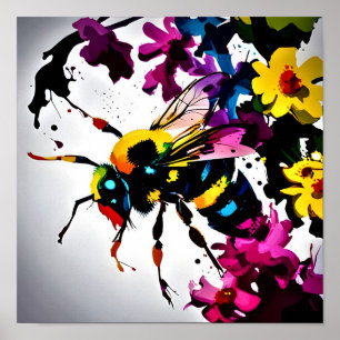 Bee-dazzled Poster