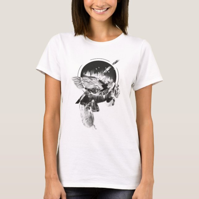 Bee Design Double Exposed T-Shirt (Front)