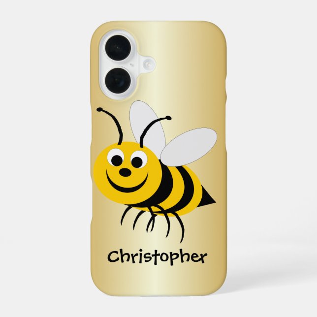 Bee Design iPhone 16 Case (Back)