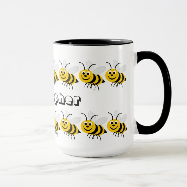 Bee Design Mug (Right)