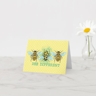 Bee Different Bumble Bee Trio Card
