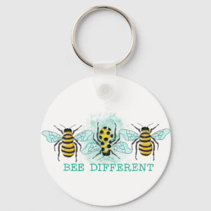 Bee Different Bumble Bee Trio Key Ring
