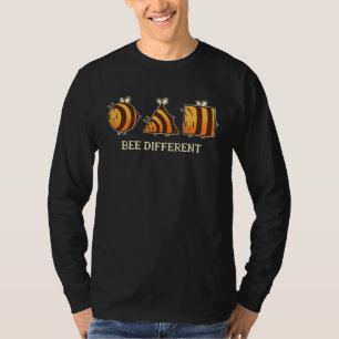 Bee different  unique retro Beekeeper and Bee T-Shirt