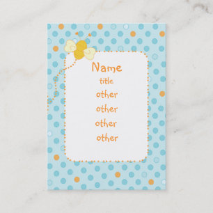 Bee-Dotted Business Card