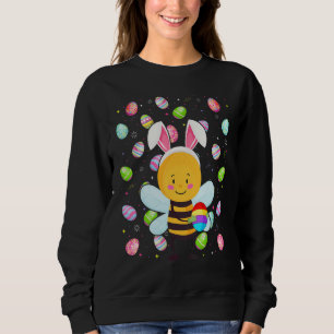 Bee Easter Egg Funny Bee Easter Sunday Sweatshirt
